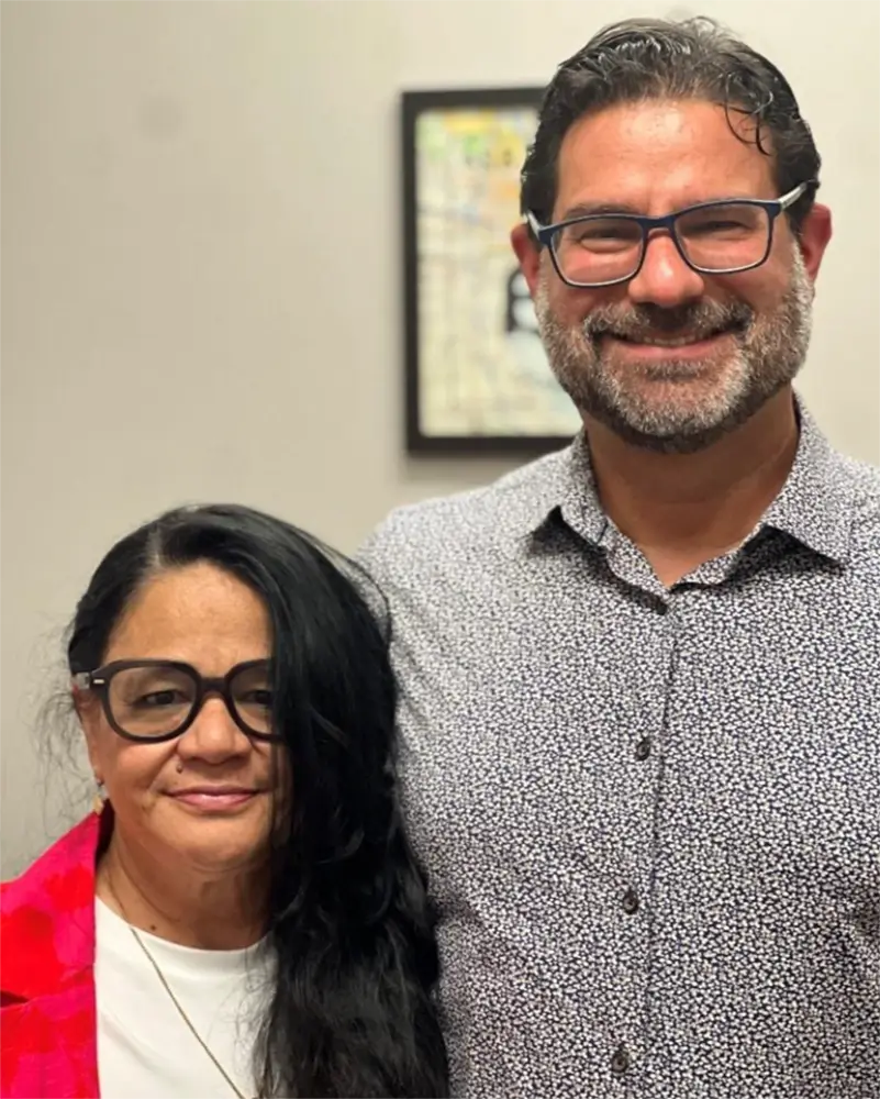 Dr Brucculeri with Kailani Anguis